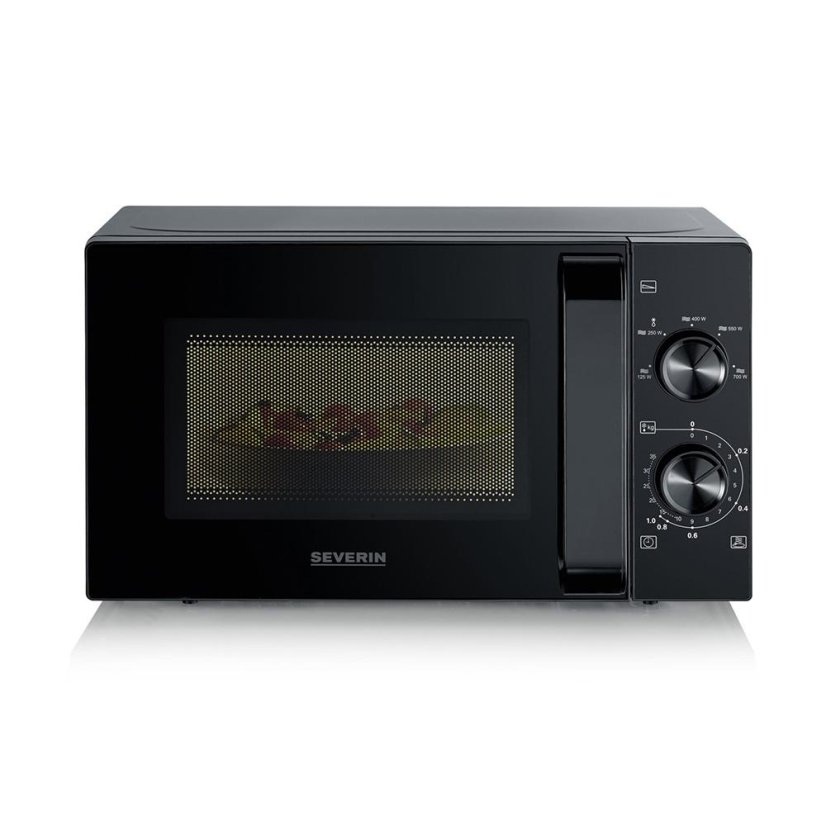 Severin MW 7790 microwave oven, stainless steel/black