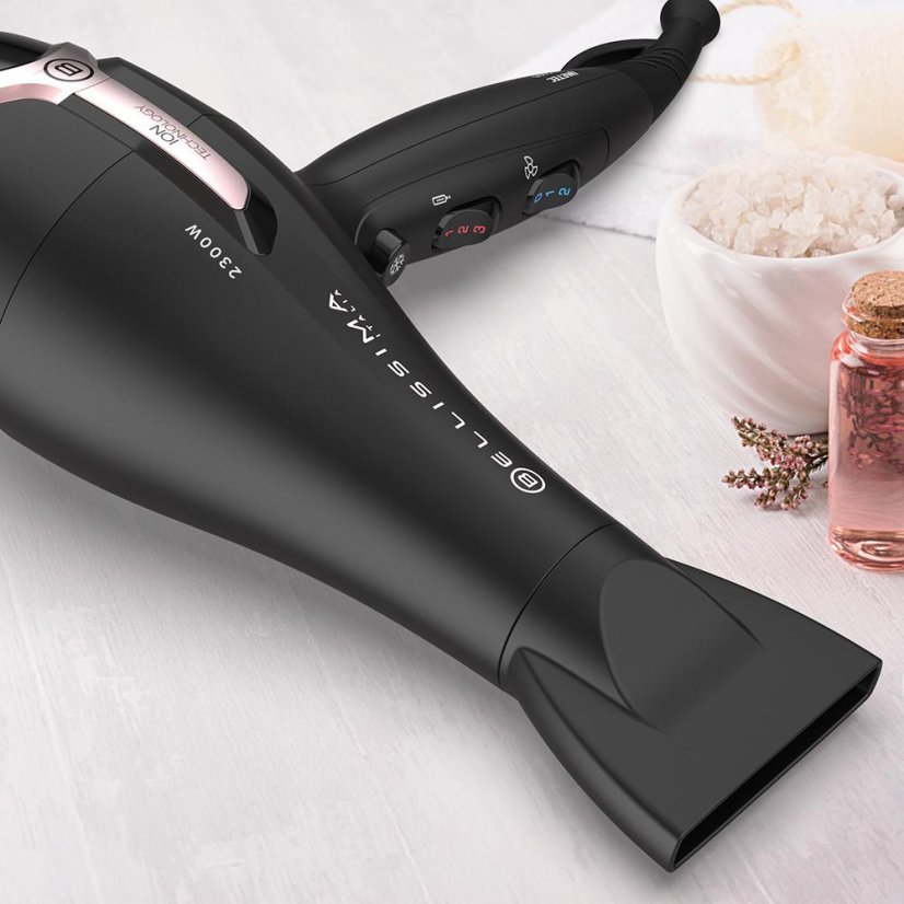 Bellissima 11860 K9 2300 black and pink hair dryer
