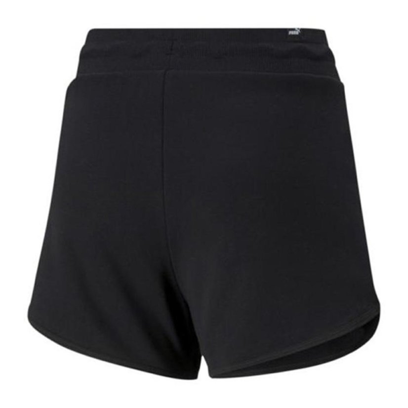 Puma Rebel 4 High Waist Women's Shorts - Color: Black, Size: L
