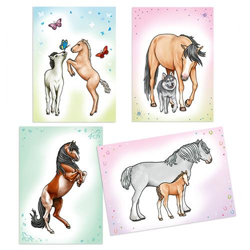 Malbuch Miss Melody, Copy & Colouring Book
