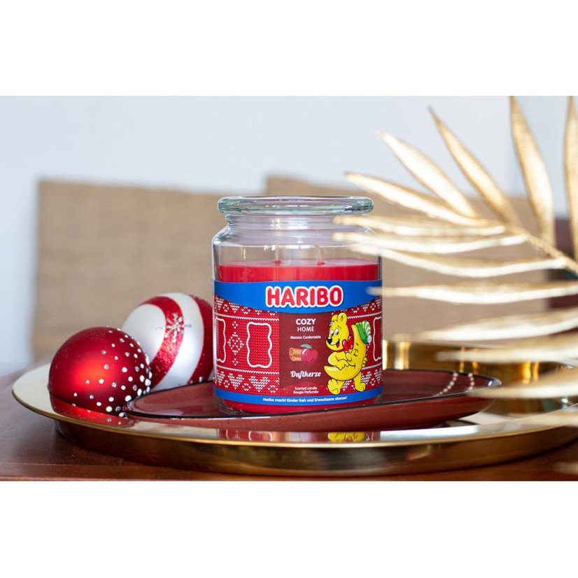 Große Haribo-Kerze, Cozy Home