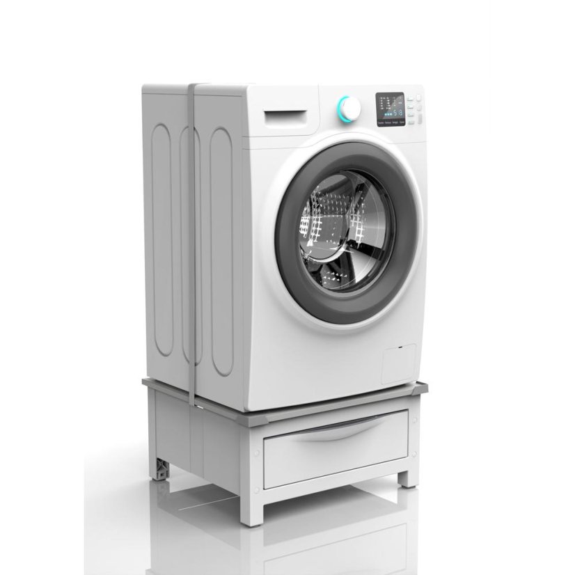 Podstawa pod pralkę/suszarkę – podstawa pod duże urządzenia AGD Meliconi 656144 BASE SPACE EXTRA biała