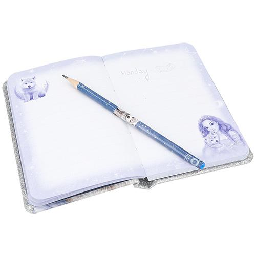 Tagebuch mit Bleistift Top Model Wolf, Janet