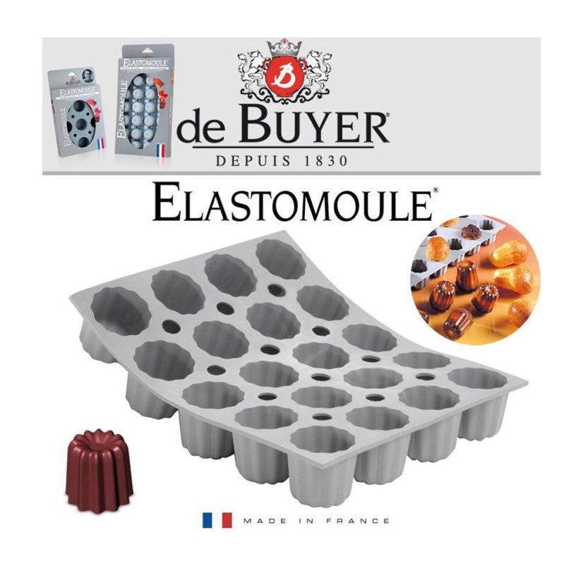 Mini canelés de Buyer 1856.21D baking mold
