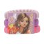 Set of three wide Top Model hair ties, purple shades