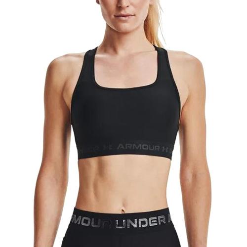 Damen-BH Under Armour Crossback Mid Bra - Farbe: Weiß, Größe: S