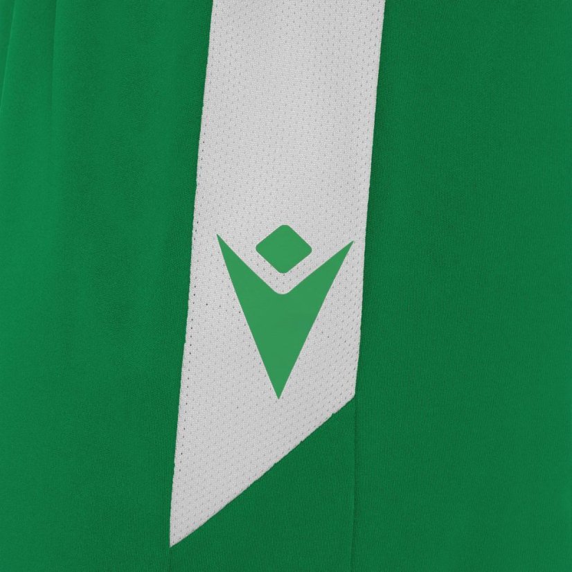 Fußballshorts Macron Tempel - Farbe: Rot/Weiß, Größe: M