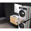 Universal adapter between the handle and the dryer with a wooden shelf Meliconi Torre DARK 656128 black