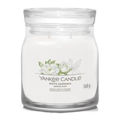 Svíčka Yankee Candle Signature střední, White Gardenia
