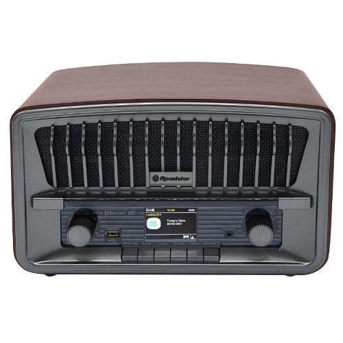 Roadstar HRA-270D+BT hnedý rádiový prijímač