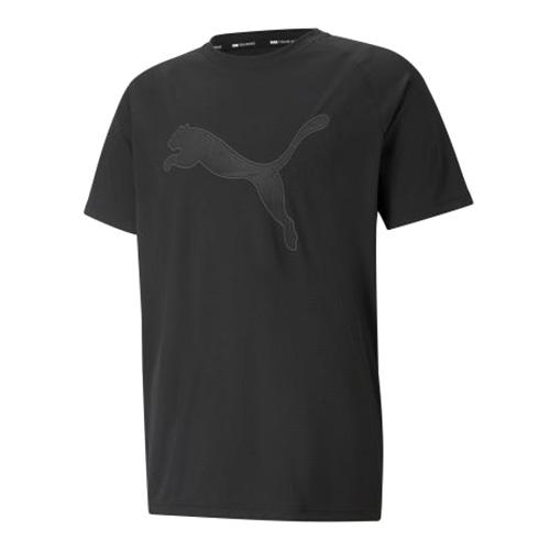 Férfi póló Puma Train Graphic Raglan Tee - Szín: Fekete, Méret: S