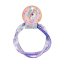 Doppelarmband mit Glitzersteinen Ylvi, lila