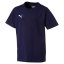 Puma Liga Casuals Tee Jr gyermek póló - Szín: Kék, Méret: 164