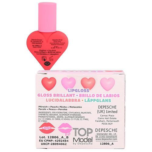 Top Model Sweet Heart Peach lip gloss