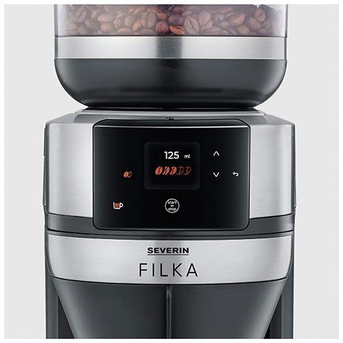 Kaffeemaschine Severin Filka KA 4852 schwarz-silber