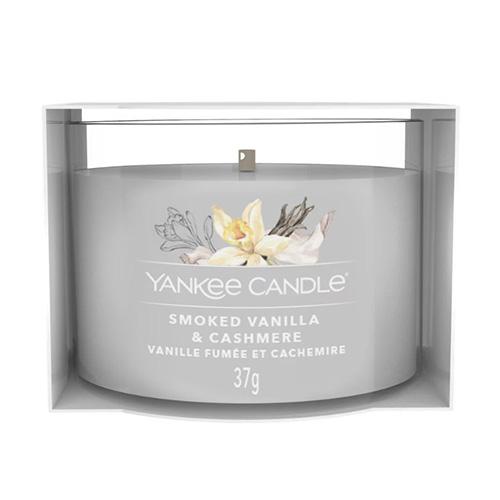 Yankee candle votive candle in glass, Smoked Vanilla