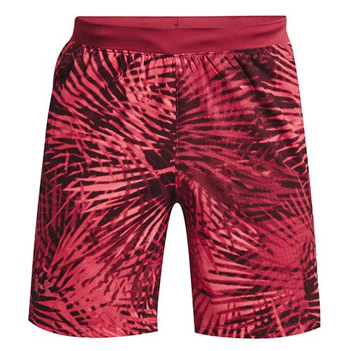 Męskie szorty Under Armour Launch SW 7' PRT - Kolor: Szary, Rozmiar: L