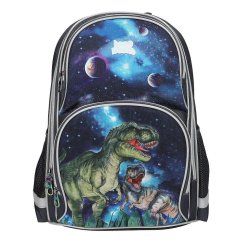 Jednokomorowy plecak szkolny Dino World Galaxy