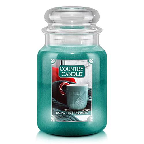Świeca Country Candle duża, Candy Cane Cashmere