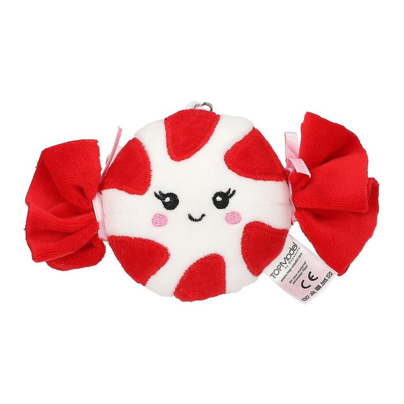 TOPModel Plush Keychain with Carabiner – Bonbon