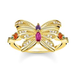 Prsten Thomas Sabo Butterfly TR2285-488-7-54