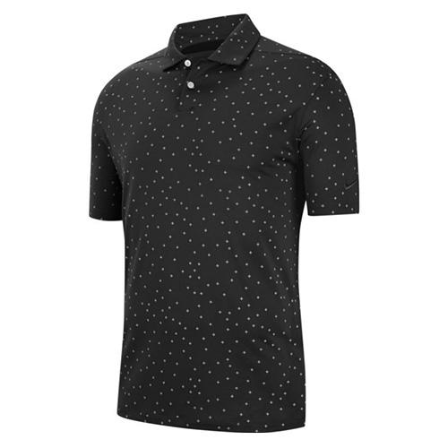 Pánské polotriko Nike Dry Vapor Micro Printed Polo - Barva: Černá, Velikost: XL