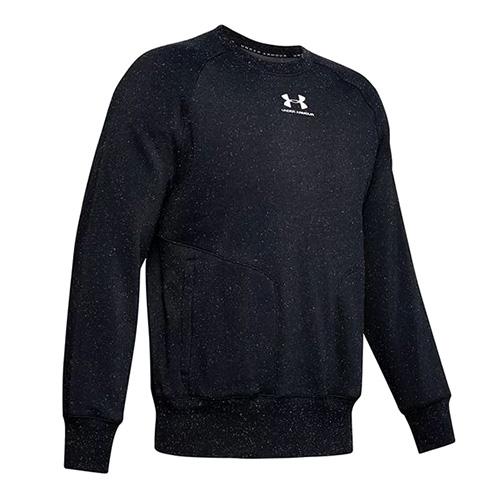 Pánska mikina Under Armour Speckled Fleece Crew - Farba: Čierna, Veľkosť: M