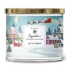 Svíčka Woodbridge Signature, Let it Snow