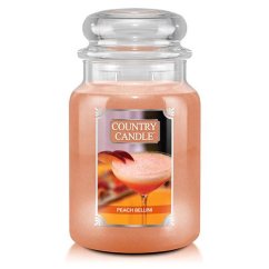 Country Candle large, Peach Bellini