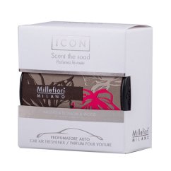 Vůně do auta Millefiori Milano Icon Textil Floral, Magnolia Blossom & Wood