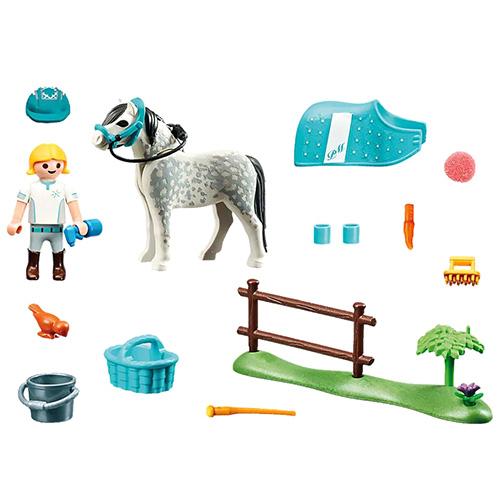 Poník a jezdkyně Playmobil 70522