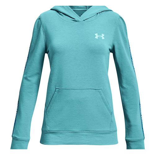 Under Armour Rival Terry Hoodie for Girls - Color: Gray, Size: L