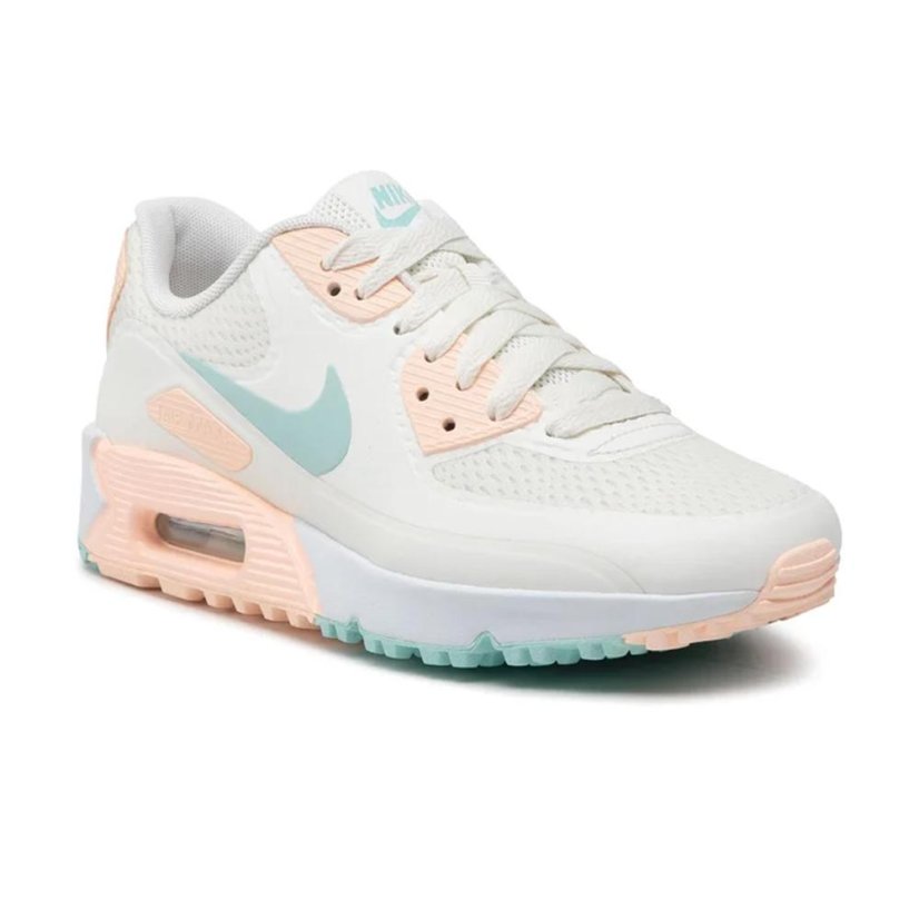 Dámská obuv Nike Air Max 90 G - Farbe: Weiß/Rosa, Größe: 38.5