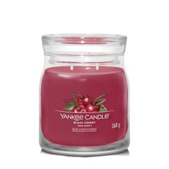 Yankee candle Signature közepes méretű gyertya, Black Cherry