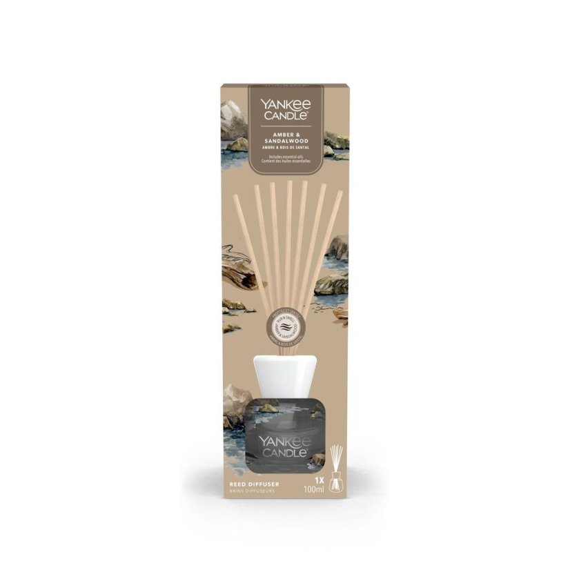 Aromadiffusor Yankee candle Signature Reed, Amber & Sandalwood