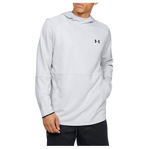 Pánska mikina Under Armour MK1 Warmup PO Hood - Farba: Sivá, Veľkosť: M