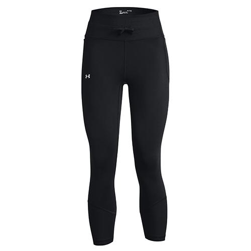 Damen-Leggings Under Armour Meridian Rib WB Ankle Leg - Farbe: Schwarz, Größe: L