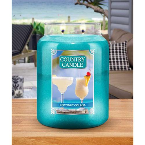 Świeca Country Candle duża, Coconut Colada