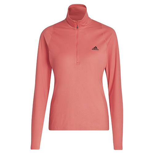 Dámská sportovní mikina Adidas Fast 1/2 Zip - Farbe: Rosa, Größe: M