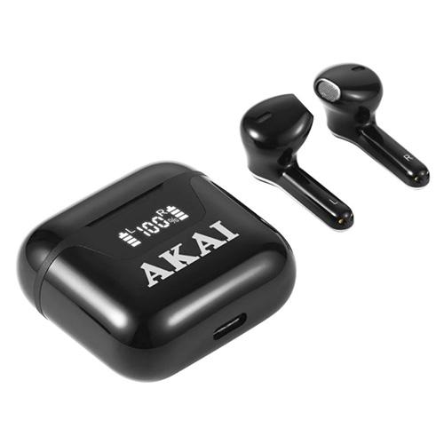 AKAI BTE-J101 wireless headphones, black