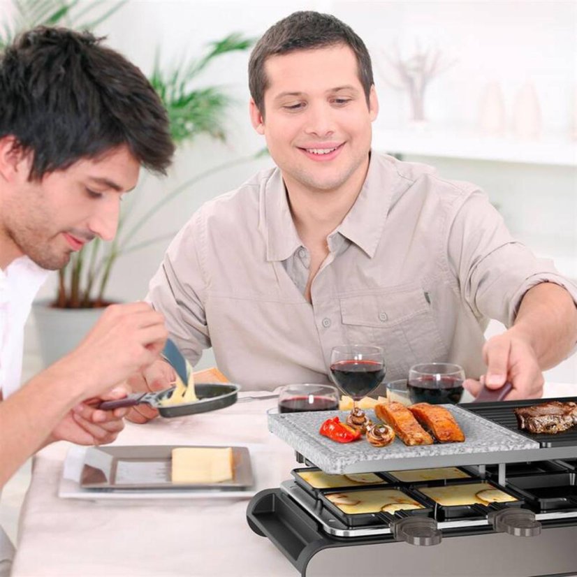 Raclette grill Black+Decker BXFC1400E black/natural stone