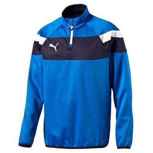 Pánská mikina Puma Spirit II 1/4 Zip - Barva: Modrá, Velikost: XL