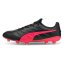 Herrenfußballschuhe Puma King Platinum 21 FG/AG - Farbe: Schwarz/Rot, Größe: 40.5