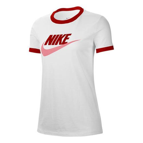 Nike Sportswear Futura Ringe Women's T-Shirt - Color: Black, Size: XS