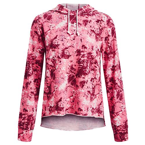 Under Armour Rival Terry Print Damen-Sweatshirt - Farbe: Rosa, Größe: L