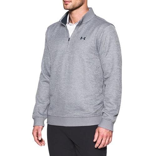 Pánska mikina Under Armour Storm SweaterFleece QZ - Farba: Sivá, Veľkosť: S