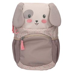 Dětský ergonomický batoh Princess Mimi – pejsek, hnědý