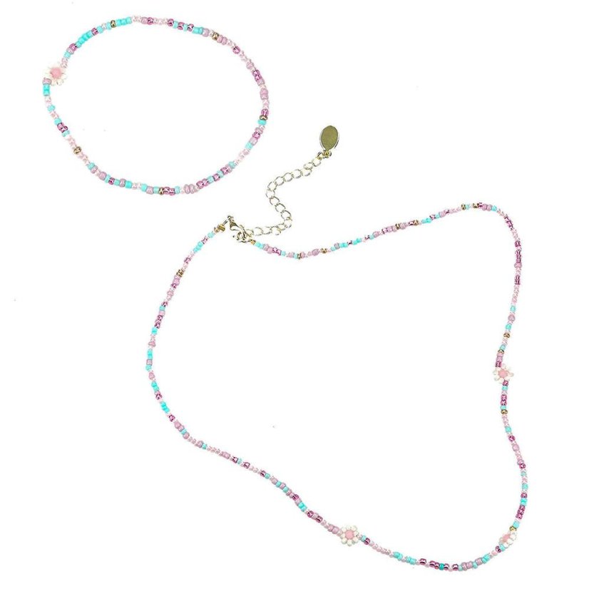 Set aus Halskette und Armband Top Model Summer Feeling, June