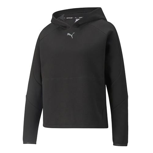 Damen-Sweatshirt Puma Evostripe Hoodie - Farbe: Schwarz, Größe: L