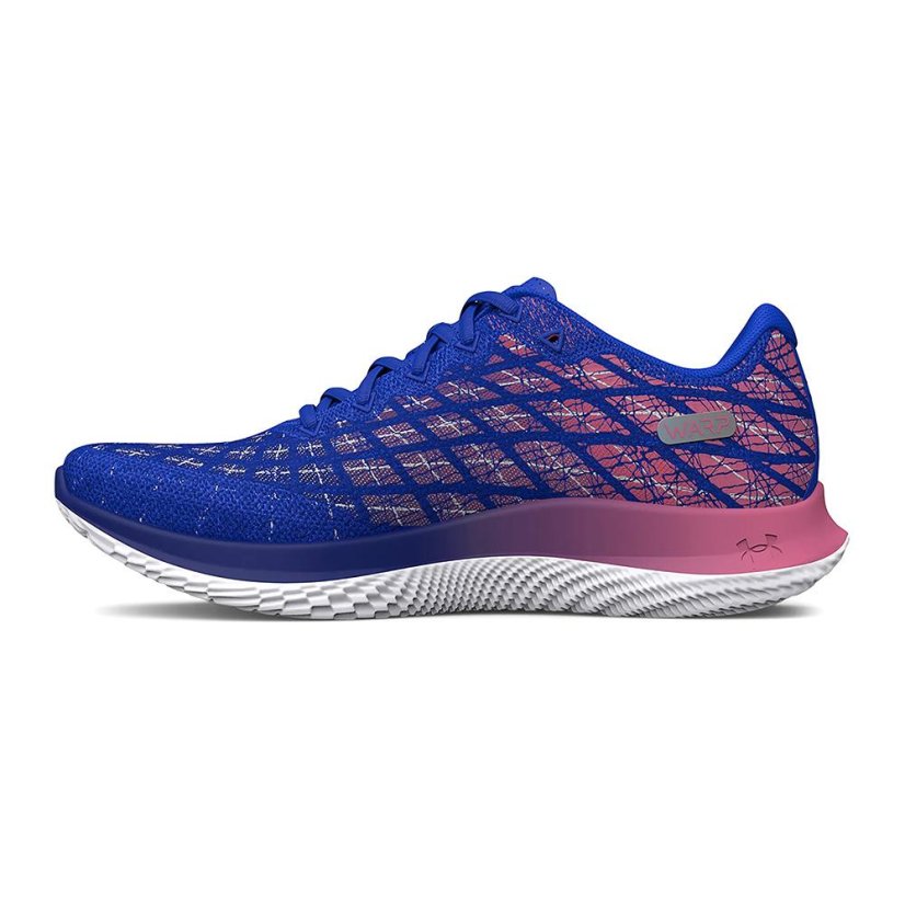 Laufschuhe Under Armour Flow Velociti Wind 2 RNAW M - Farbe: Blau/Rosa, Größe: 45
